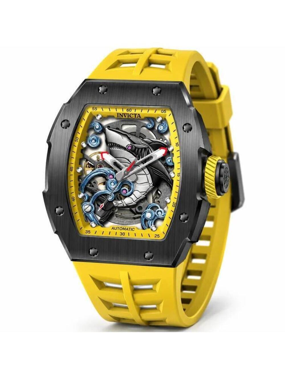 Invicta S1 Great White Limited Edition Automatic Watch - 48mm, Yellow (70570)